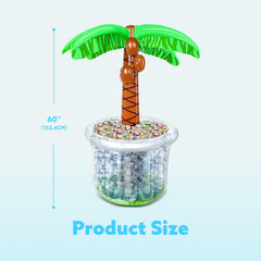 JOYIN palm tree cooler decor suitable for indoor and outdoor spaces.