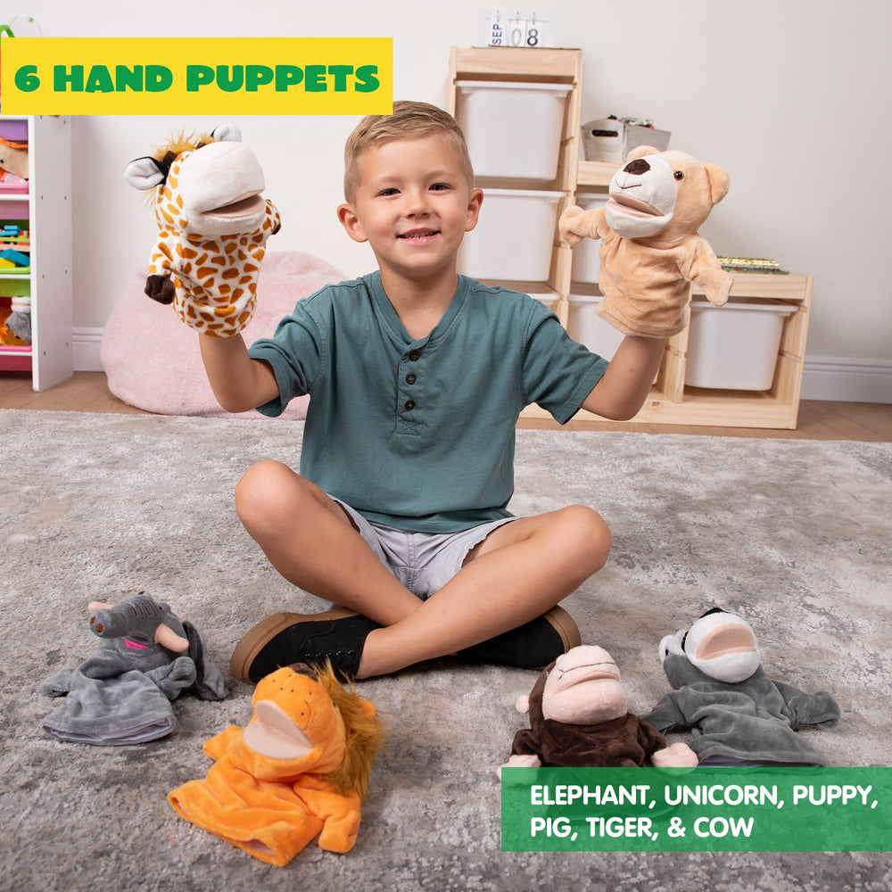 JOYIN pig hand puppet in soft durable fabric