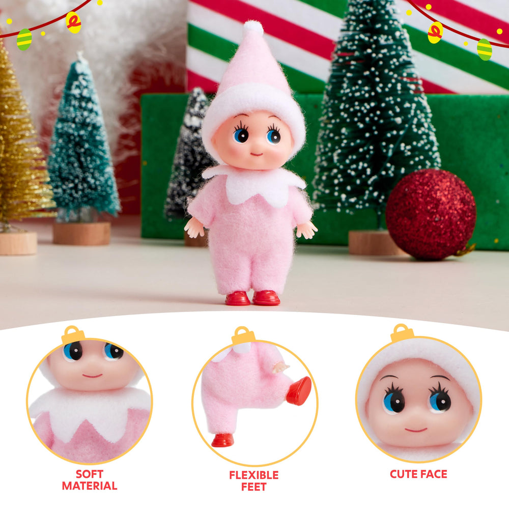 JOYIN pink elf hat that detaches for easy styling and pose changes.