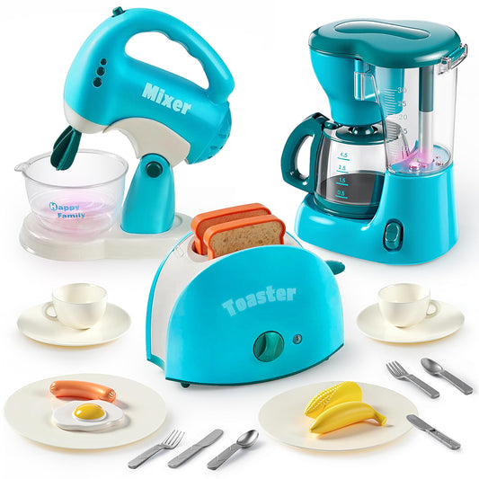 JOYIN coffee maker with lights for imaginative play