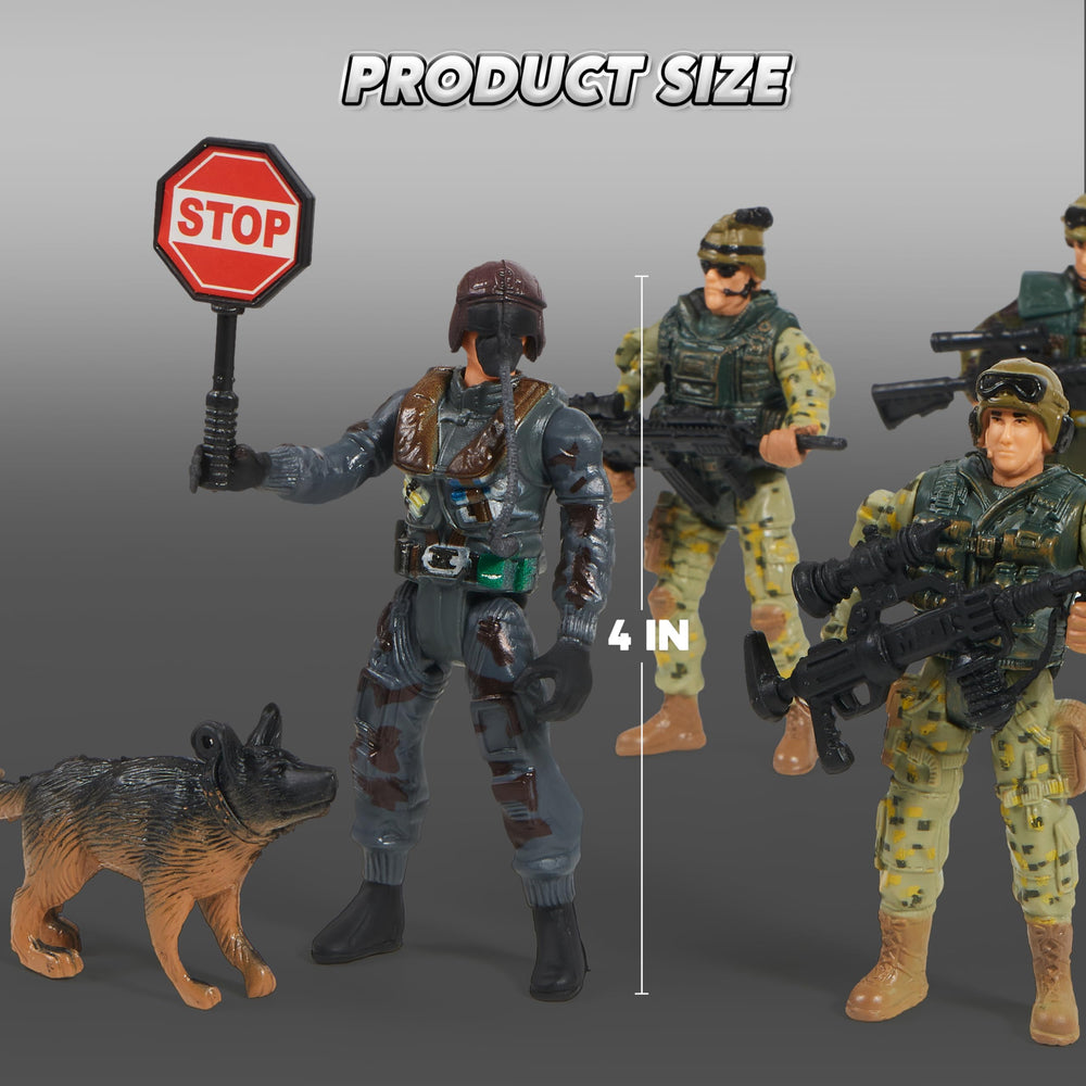 JOYIN playroom military toy scene captures dynamic action and storytelling potential