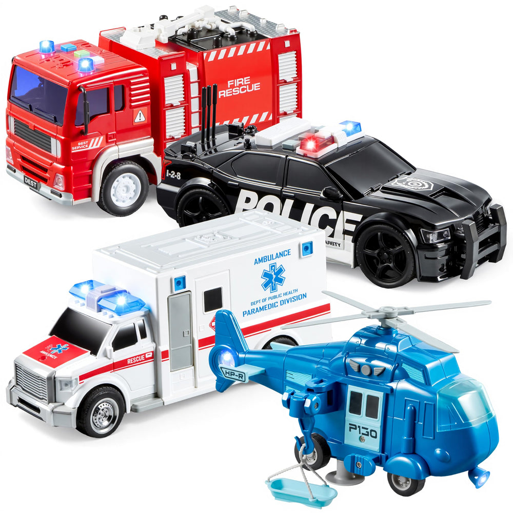 JOYIN police car with bright lights for imaginative play and pretend adventures.