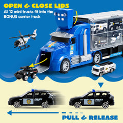 JOYIN police figures mini figures for pretend missions