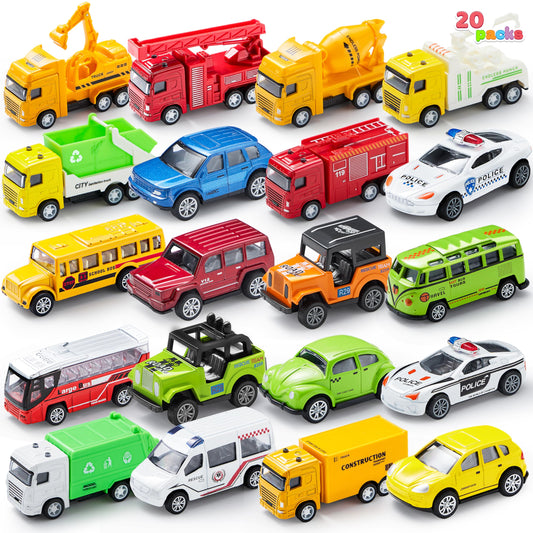 JOYIN pull-back police car for safe play and imaginative storytelling.
