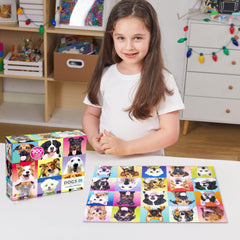 JOYIN Christmas collection dog puzzle as a gift-ready option