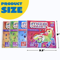 JOYIN rainbow page encourages color choice and creative sticker placement