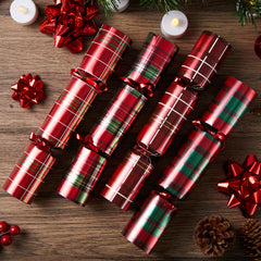 JOYIN red check plaid patterns with four designs for variety.