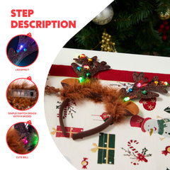 JOYIN reindeer headband ears with soft fur for cozy charm