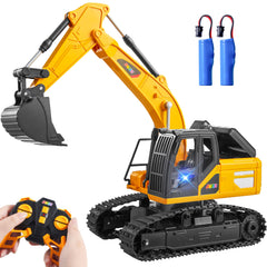 JOYIN remote control excavator toy front view for immersive play