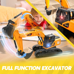 JOYIN RC excavator remote with wide range for dynamic play