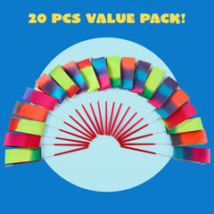 JOYIN ribbon-dancing-wand gradient pack 2 inspires playful routine twists for kids.