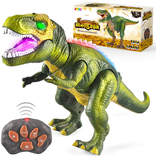 JOYIN robot dinosaur toy walking and roaring for kids playtime.