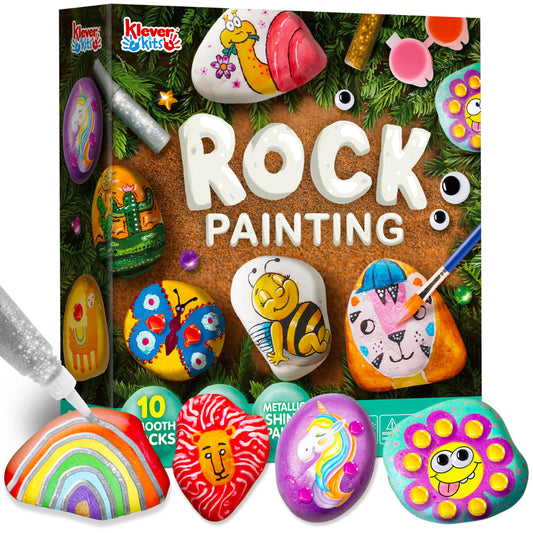 JOYIN Rock Painting Kit rocks for vibrant, kid-friendly creative play.