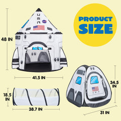 JOYIN soft fabric walls offer breathable, kid-friendly play area.