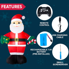JOYIN Santa built-in music adds festive atmosphere to gatherings.