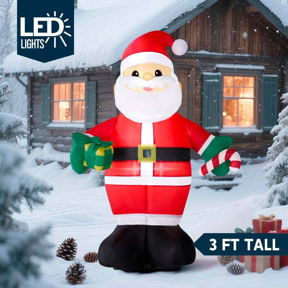 JOYIN Santa remote control enables interactive holiday fun indoors or outdoors.
