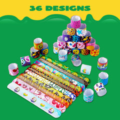 JOYIN slap bracelet donut design brings playful charm and simple wear for celebrations.
