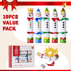 JOYIN snowman hat detail shows bright colors for lively decor.