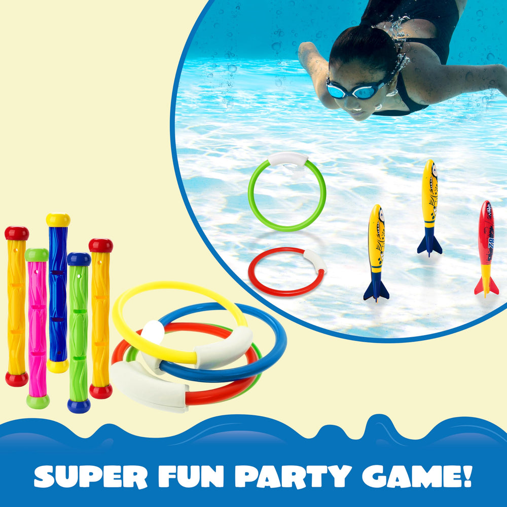 JOYIN storage bag for easy pool toy organization and transport