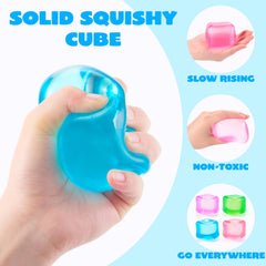 JOYIN stress cube 4-pack colorful cubes ideal for tactile play and sensory calm.