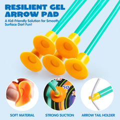 JOYIN suction arrows closeup emphasizing safe, reusable projectiles