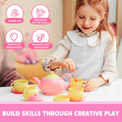 JOYIN pink-yellow design inspires imaginative tea time.