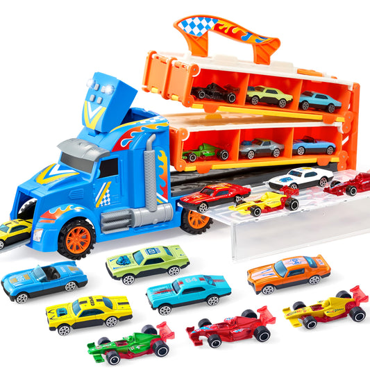 JOYIN toy truck with 5ft track assembled for speedy racing