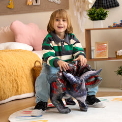 JOYIN easy-inflate dinosaur display with pump for quick setup