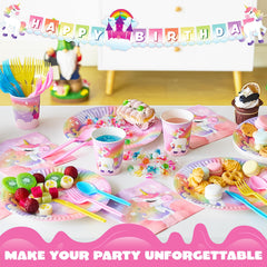 JOYIN unicorn banner closeup showing whimsical details