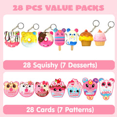 JOYIN Valentine dessert squishy popsicles close-up, tactile play boosts focus during lessons.