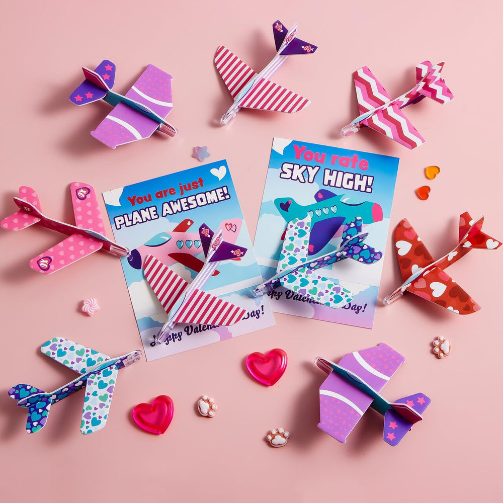 JOYIN Valentines plane cards as party favors for celebrations.