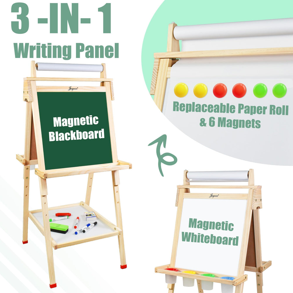 Joyooss Art Easel chalkboard surface for bold chalk art and lettering