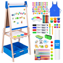 Joyooss art easel with kids drawing whiteboard for creative learning
