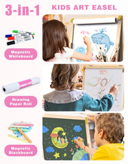 Joyooss Art Easel paper roll compatible for continuous drawing.