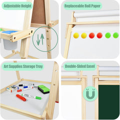 Joyooss Art Easel paper roll top for easy drawing and storytelling