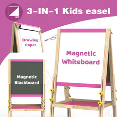 JOYOOSS two-sided design supports collaborative art for siblings or friends.