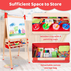 Joyooss wooden tray and storage bag keep tools organized.
