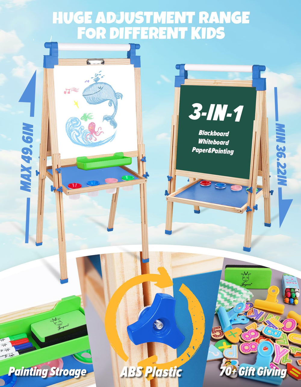 Joyooss red tray keeps markers and accessories within reach