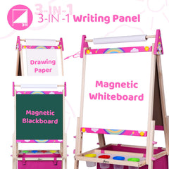 Joyoss art easel accessory pack offers brushes, chalk, colors.