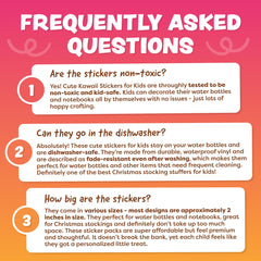 Joyousa stickers apply easily, peel without residue, and reapply.