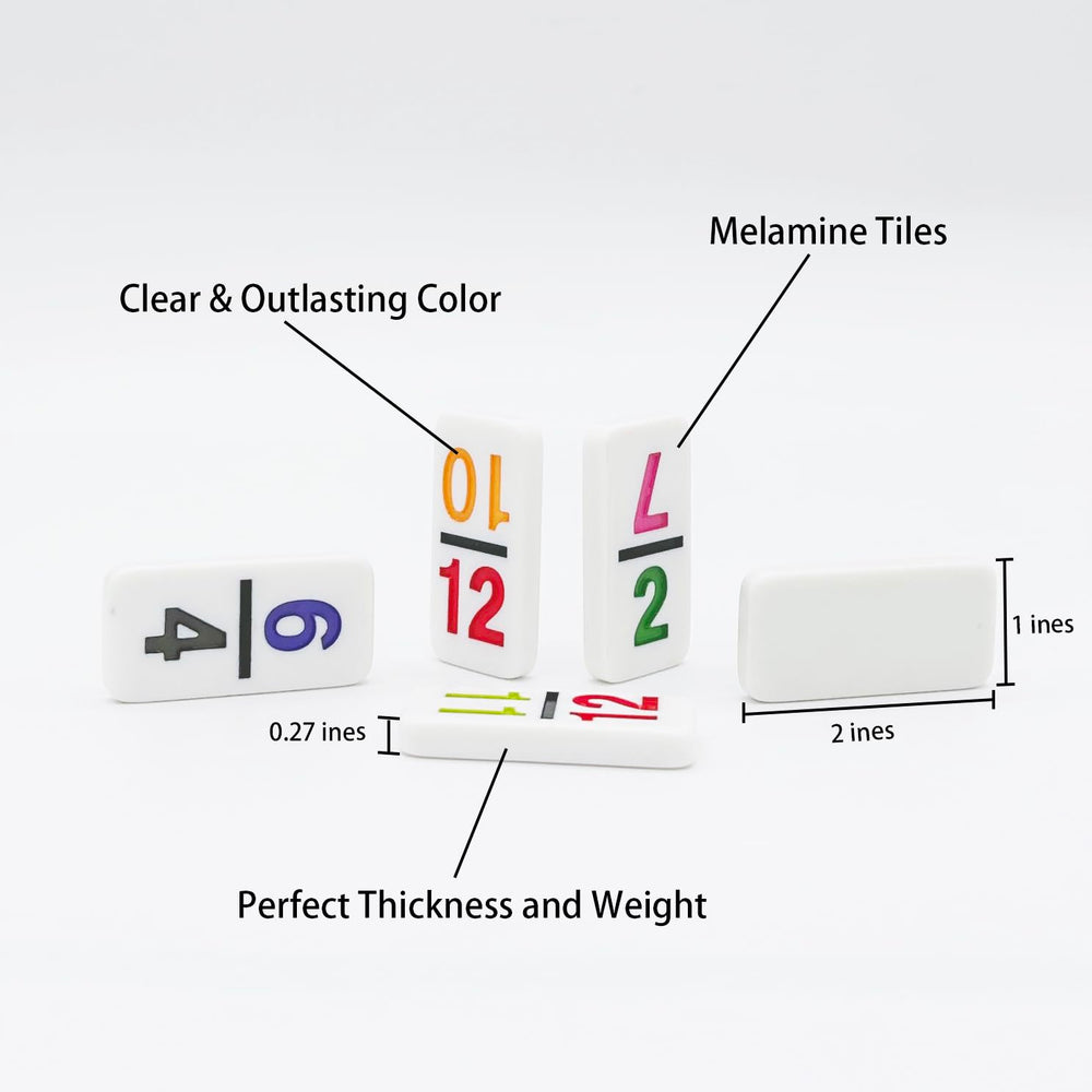 JOYOUSLIFE aluminum carry case keeps the dominoes organized for travel