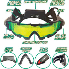 JOYRANGE Adjustable strap and nose pad for a comfortable fit during play.