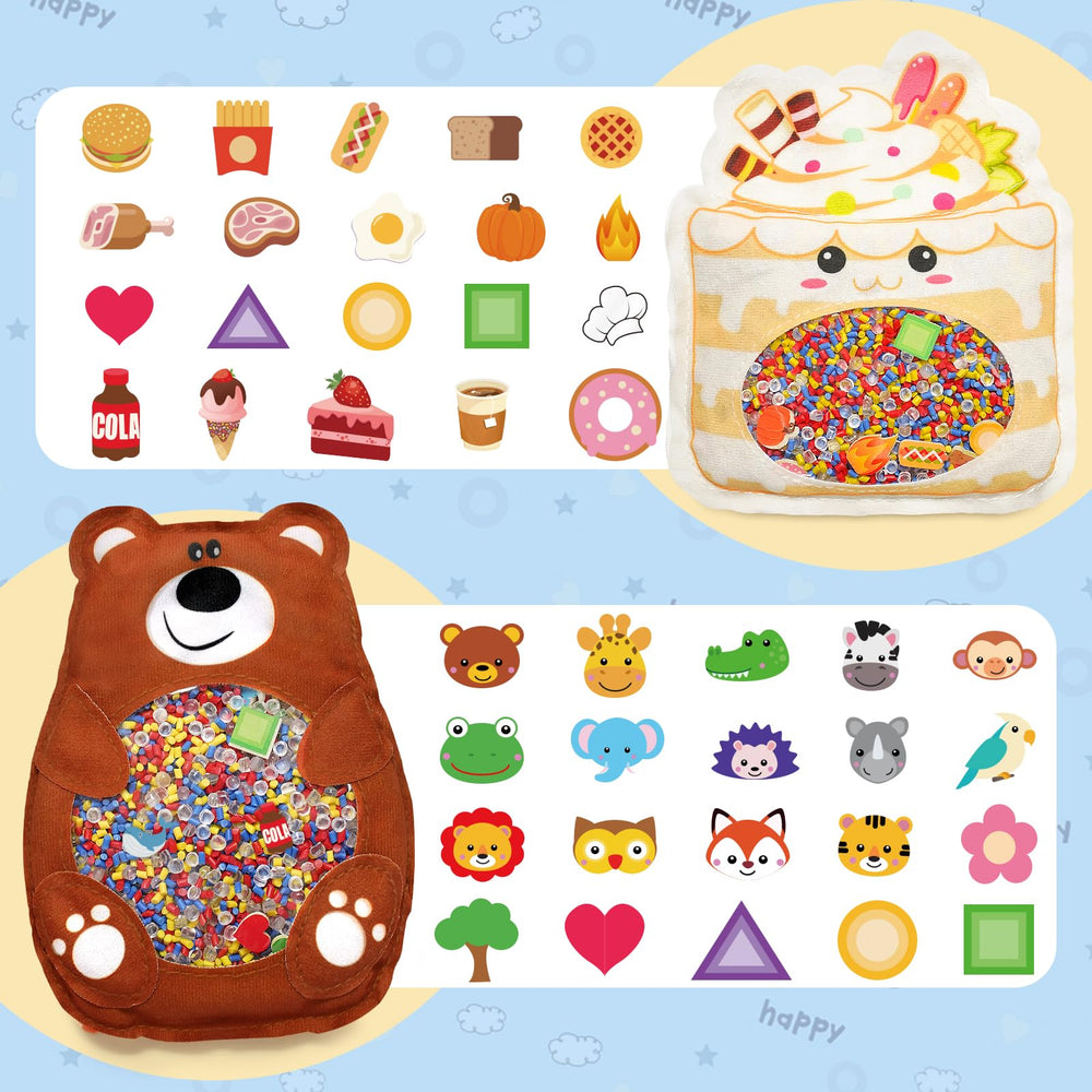 Joyreal Busy Bag hidden objects card visual guides themed searches.