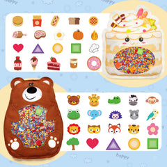 Joyreal Busy Bag hidden objects card visual guides themed searches.