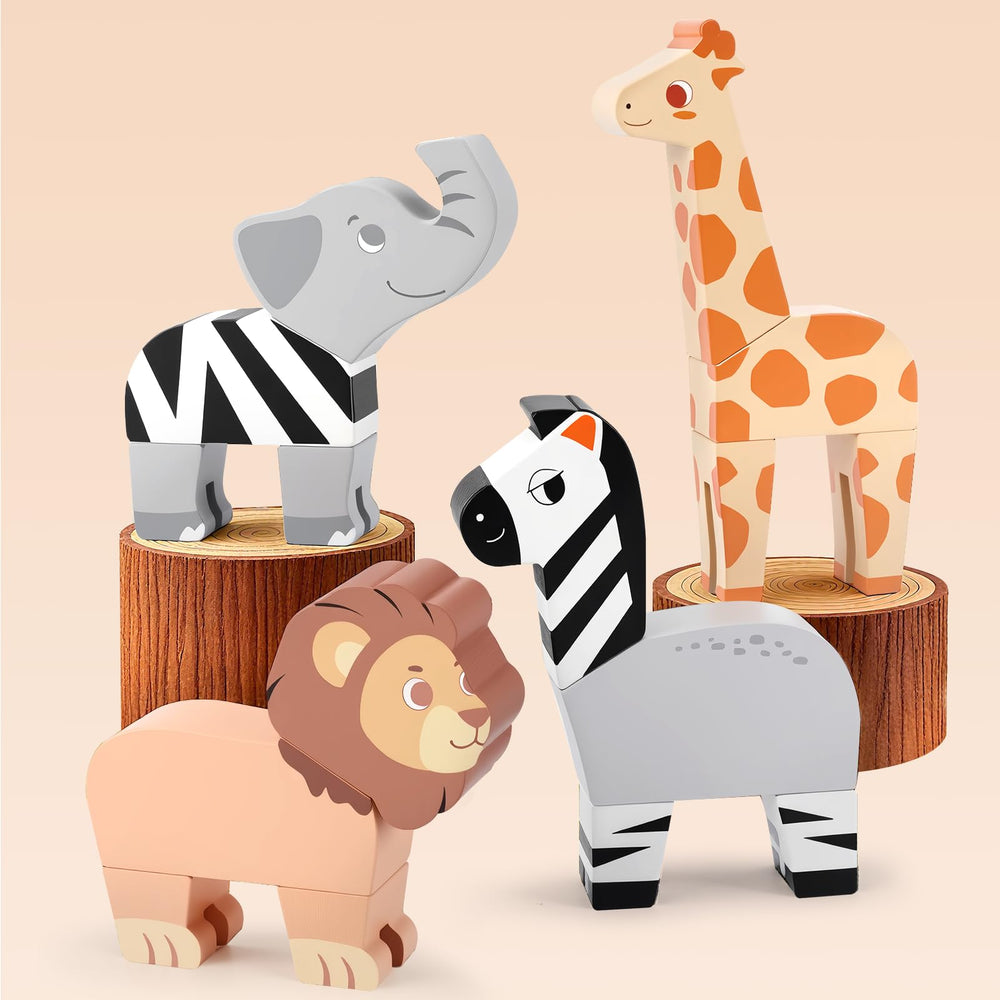 Joyreal kid-friendly jungle characters encourage storytelling and hands-on exploration.