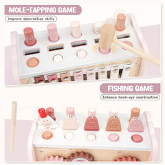 Joyreal magnetic fishing game for toddlers enhances fine motor control.