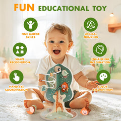 Joyreal Montessori motor-skills cube supports fine motor development through twisting and sliding