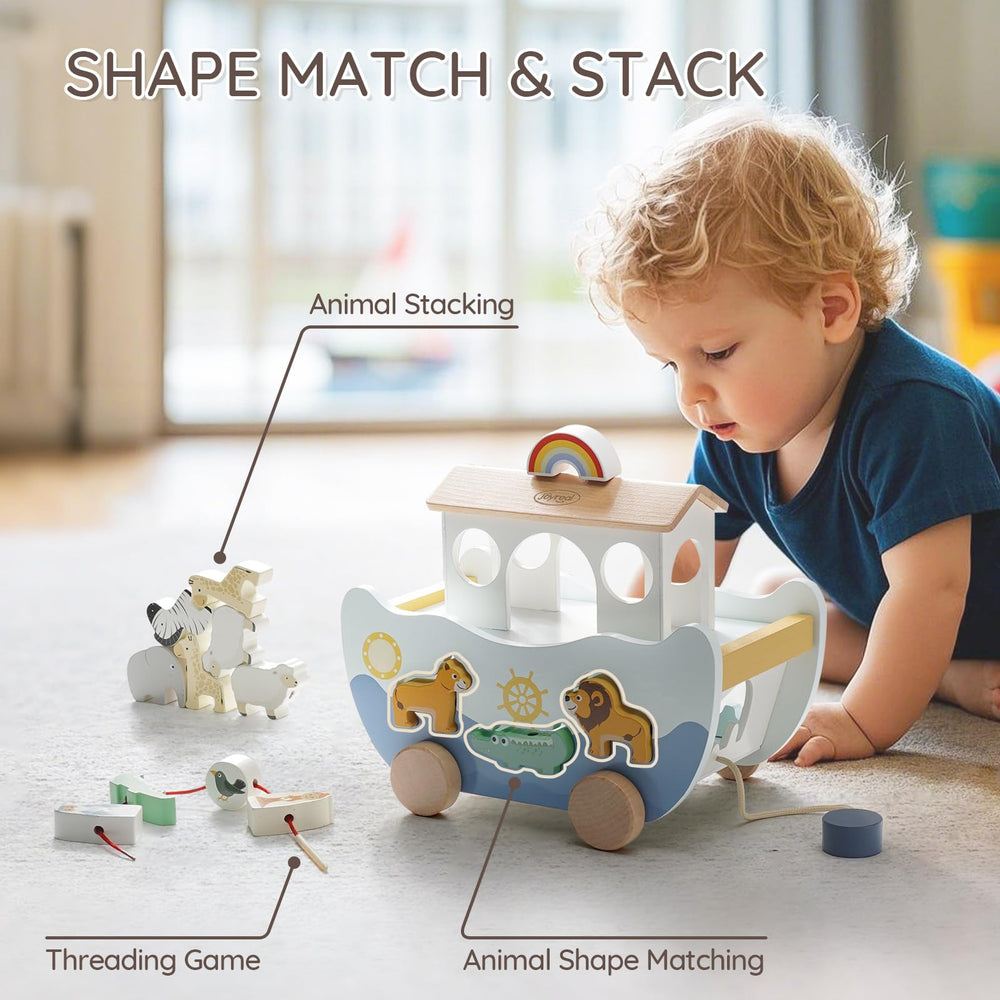 Joyreal Noah's Ark animal pairs enabling sorting and matching activities