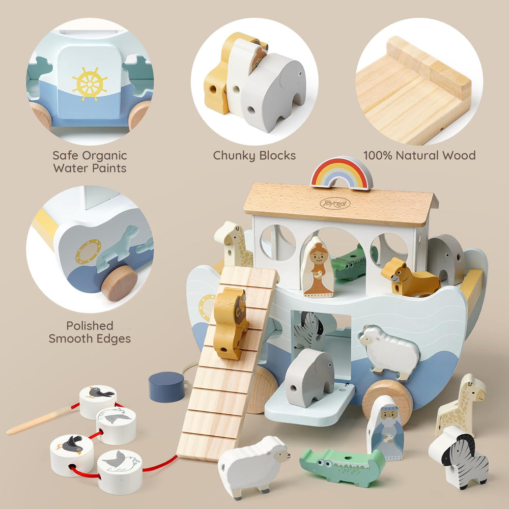 Joyreal Noah's Ark threading rope providing hands-on practice during play