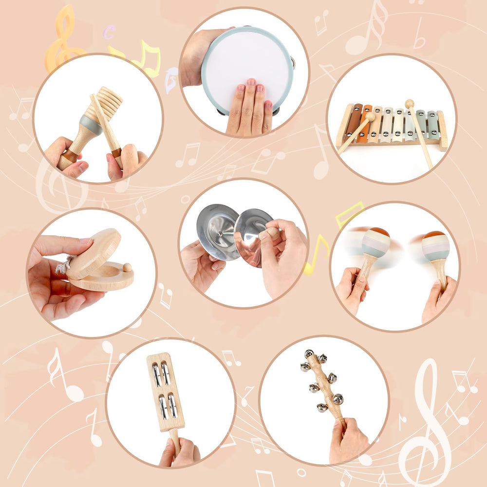 Joyreal wooden toys with smooth edges for kid-safe design.